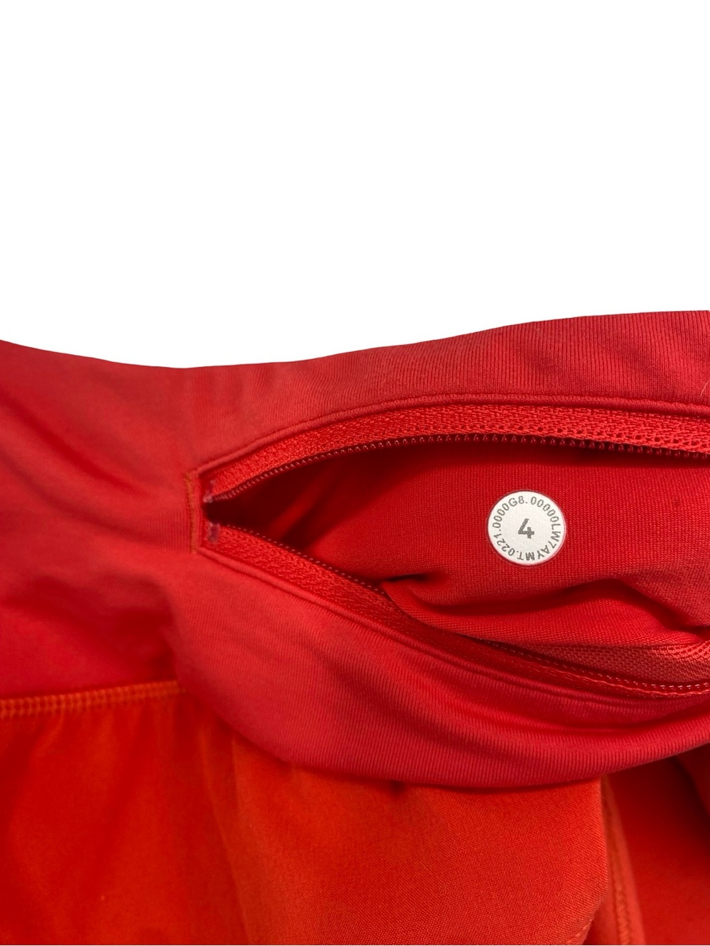 Lululemon Speed Up Mid-Rise Carnation Red Shorts Size 4 - Picture 7 of 8